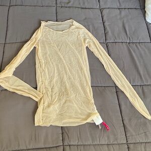 Cosabella Cream Sheer Top NWT